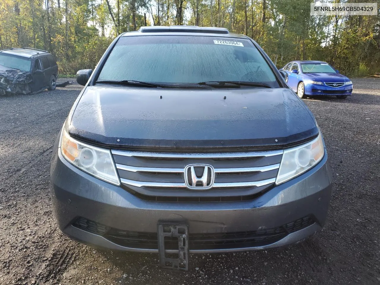 2012 Honda Odyssey Exl VIN: 5FNRL5H69CB504329 Lot: 72263964