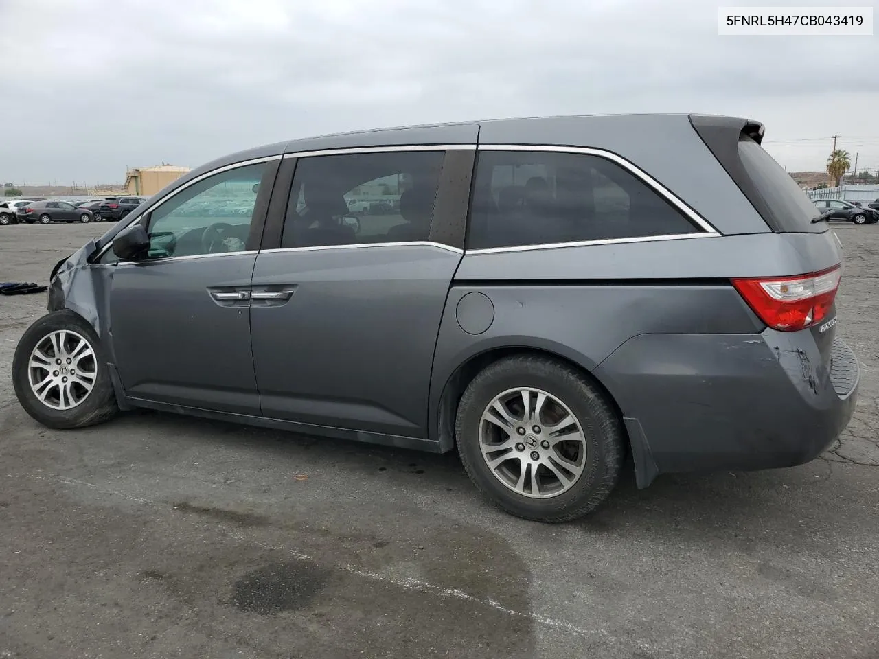 2012 Honda Odyssey Ex VIN: 5FNRL5H47CB043419 Lot: 72292534