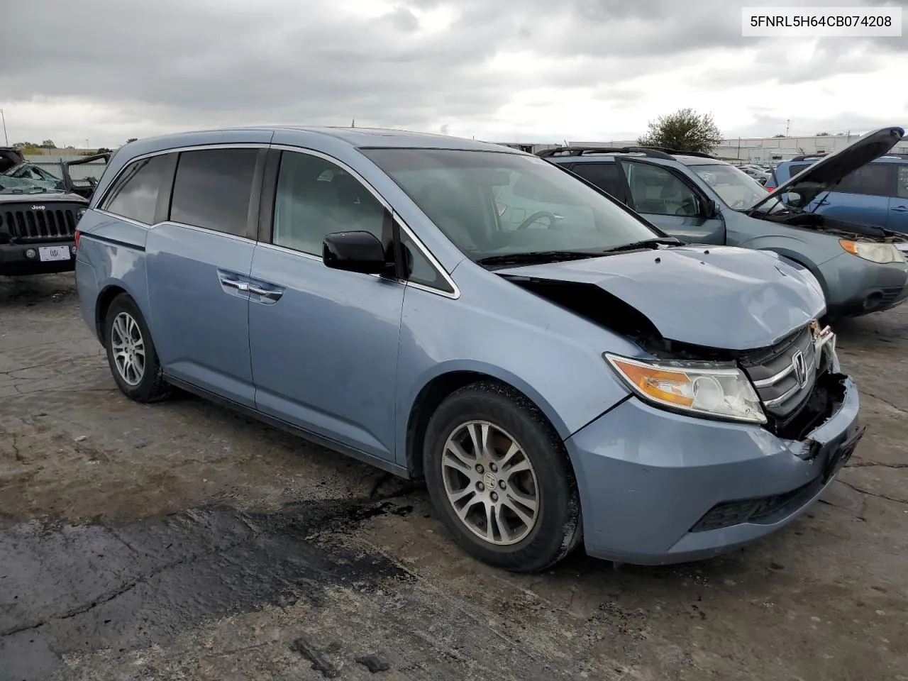 5FNRL5H64CB074208 2012 Honda Odyssey Exl