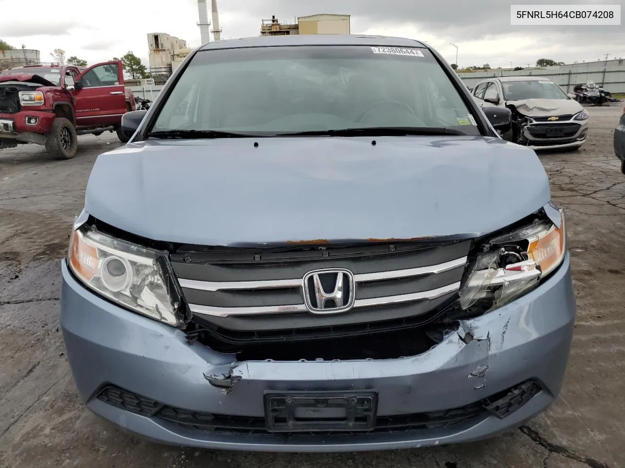 5FNRL5H64CB074208 2012 Honda Odyssey Exl