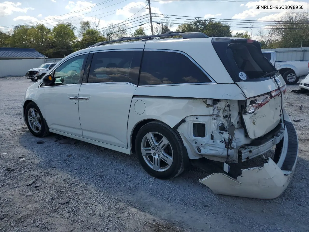 5FNRL5H96CB098956 2012 Honda Odyssey Touring