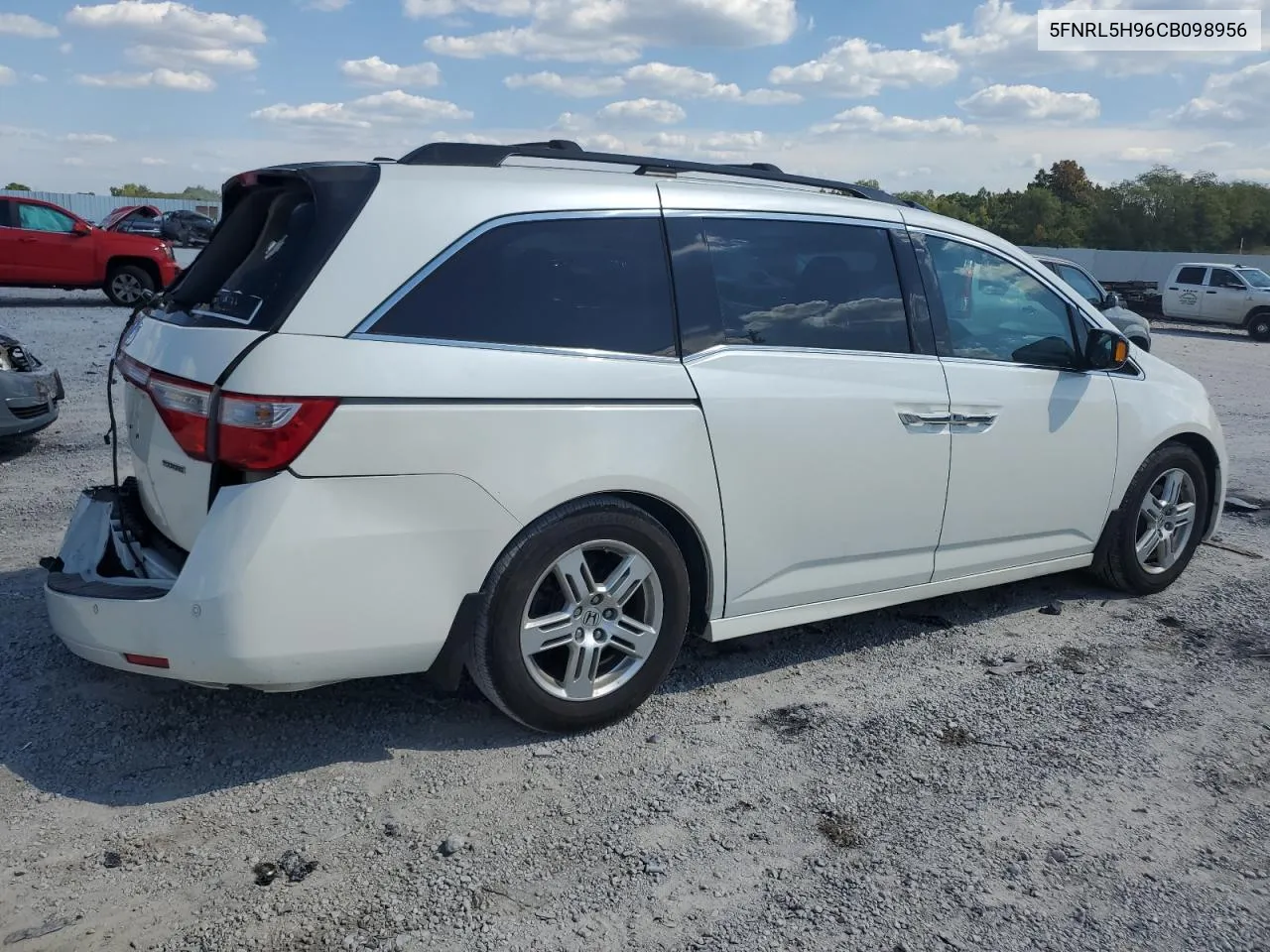 2012 Honda Odyssey Touring VIN: 5FNRL5H96CB098956 Lot: 72516184