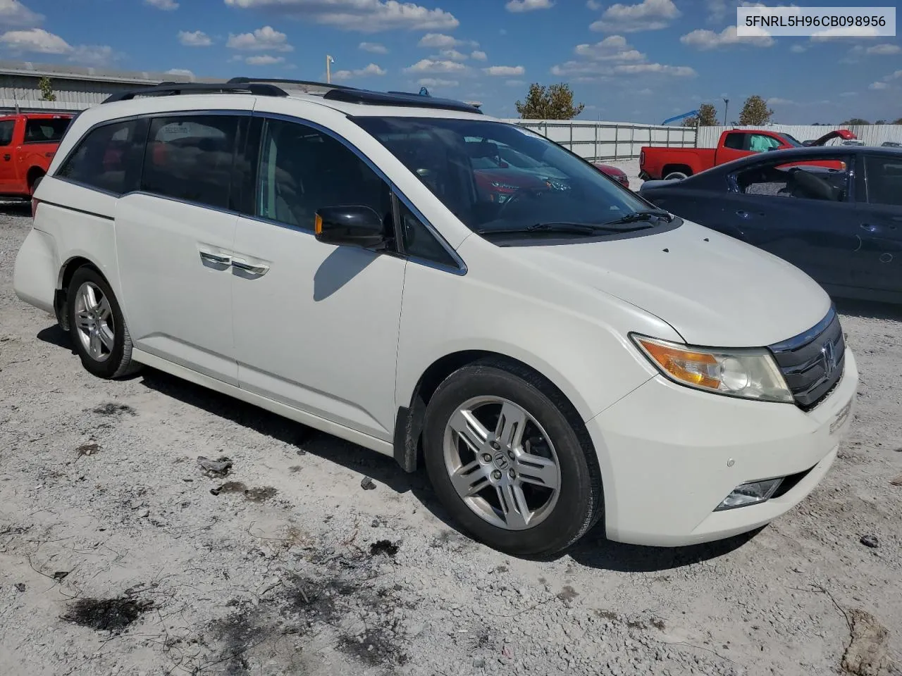 5FNRL5H96CB098956 2012 Honda Odyssey Touring