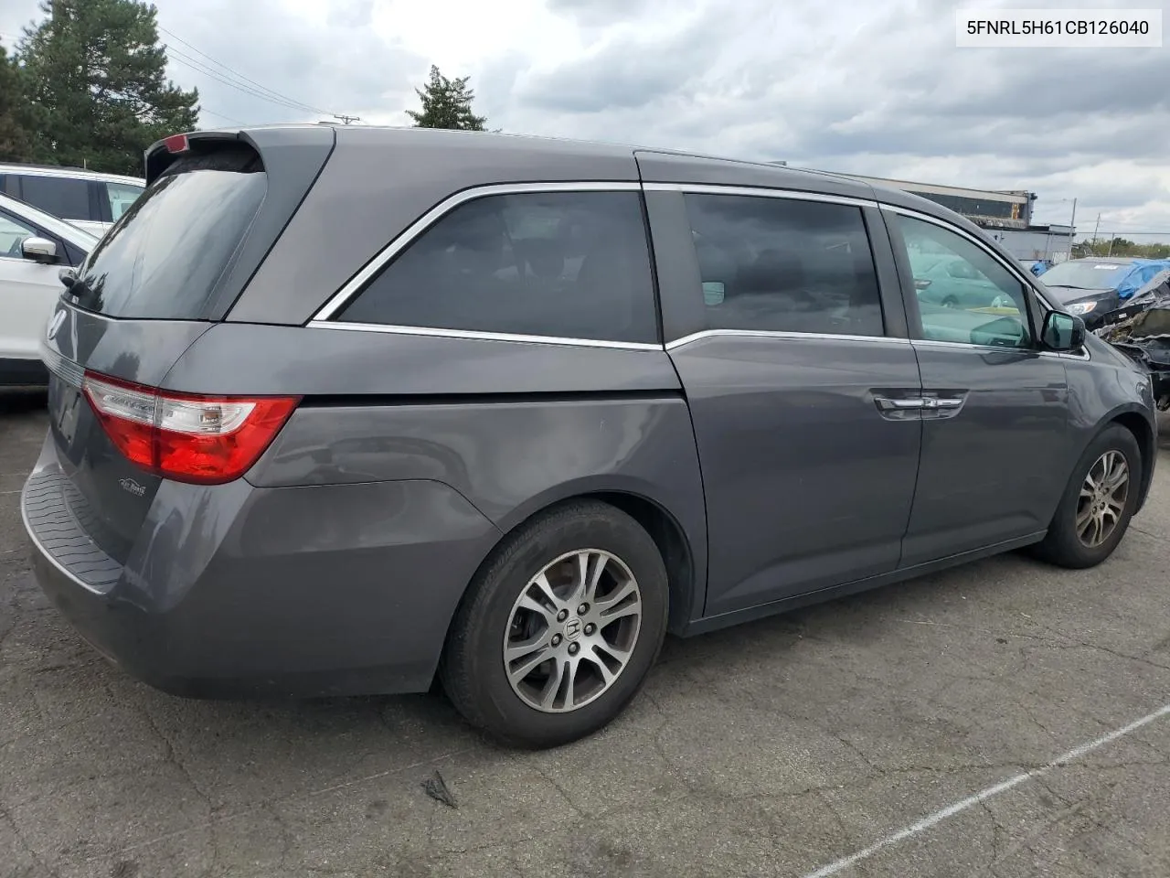 2012 Honda Odyssey Exl VIN: 5FNRL5H61CB126040 Lot: 72767244