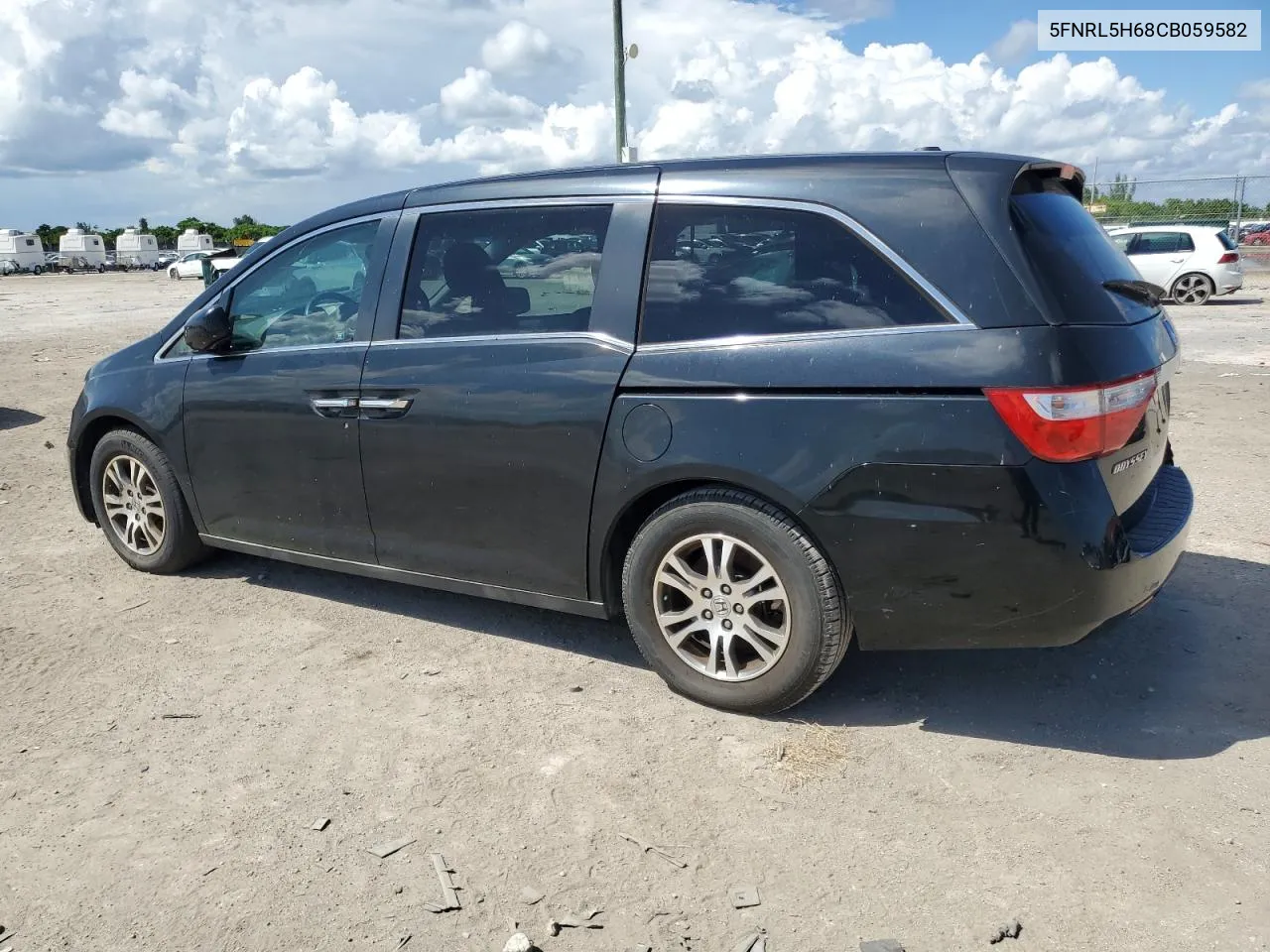 2012 Honda Odyssey Exl VIN: 5FNRL5H68CB059582 Lot: 72909794