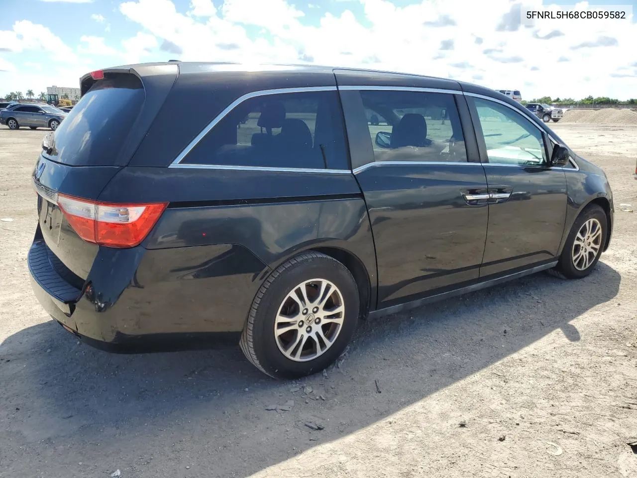 5FNRL5H68CB059582 2012 Honda Odyssey Exl