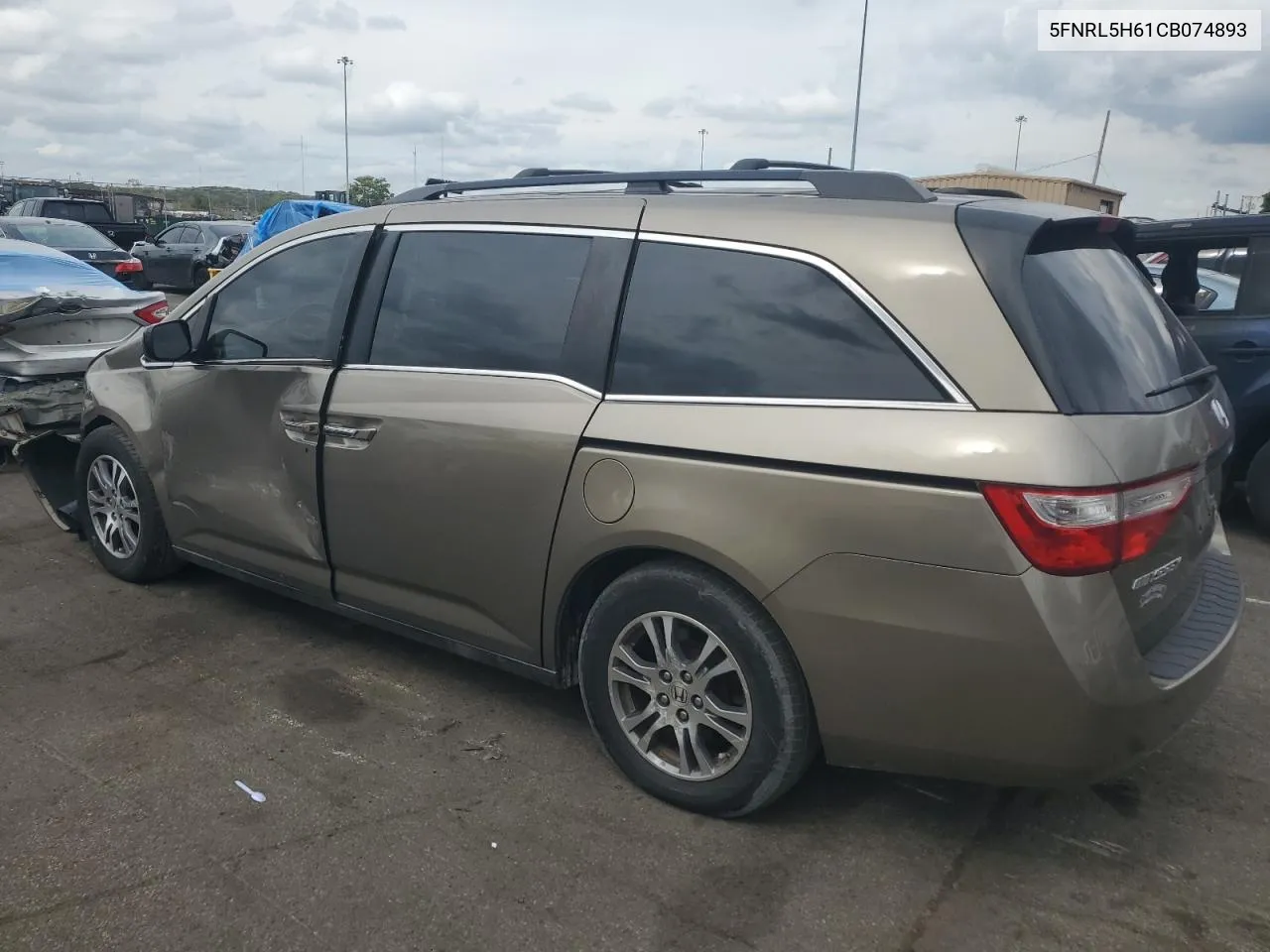 5FNRL5H61CB074893 2012 Honda Odyssey Exl