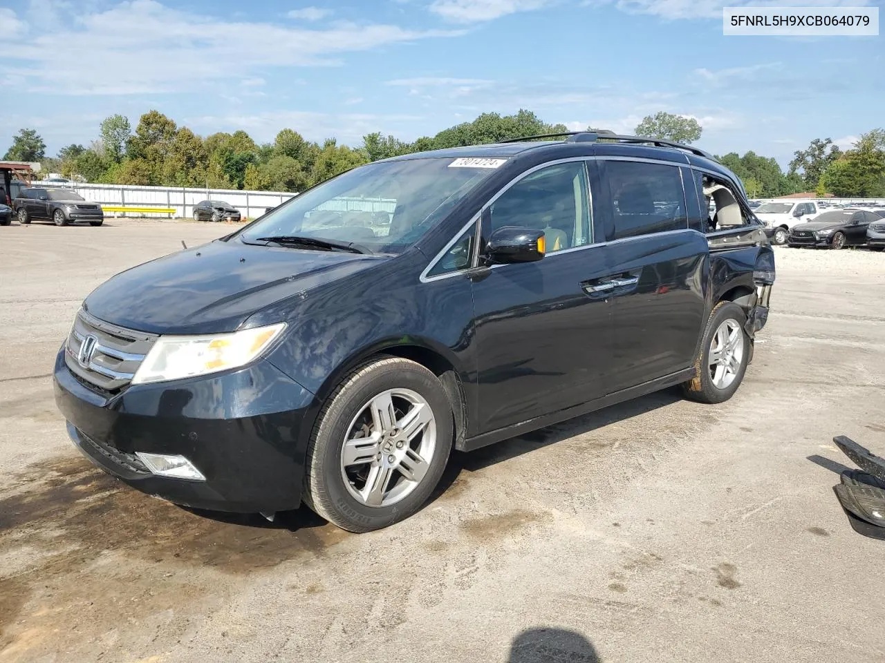 2012 Honda Odyssey Touring VIN: 5FNRL5H9XCB064079 Lot: 73014724