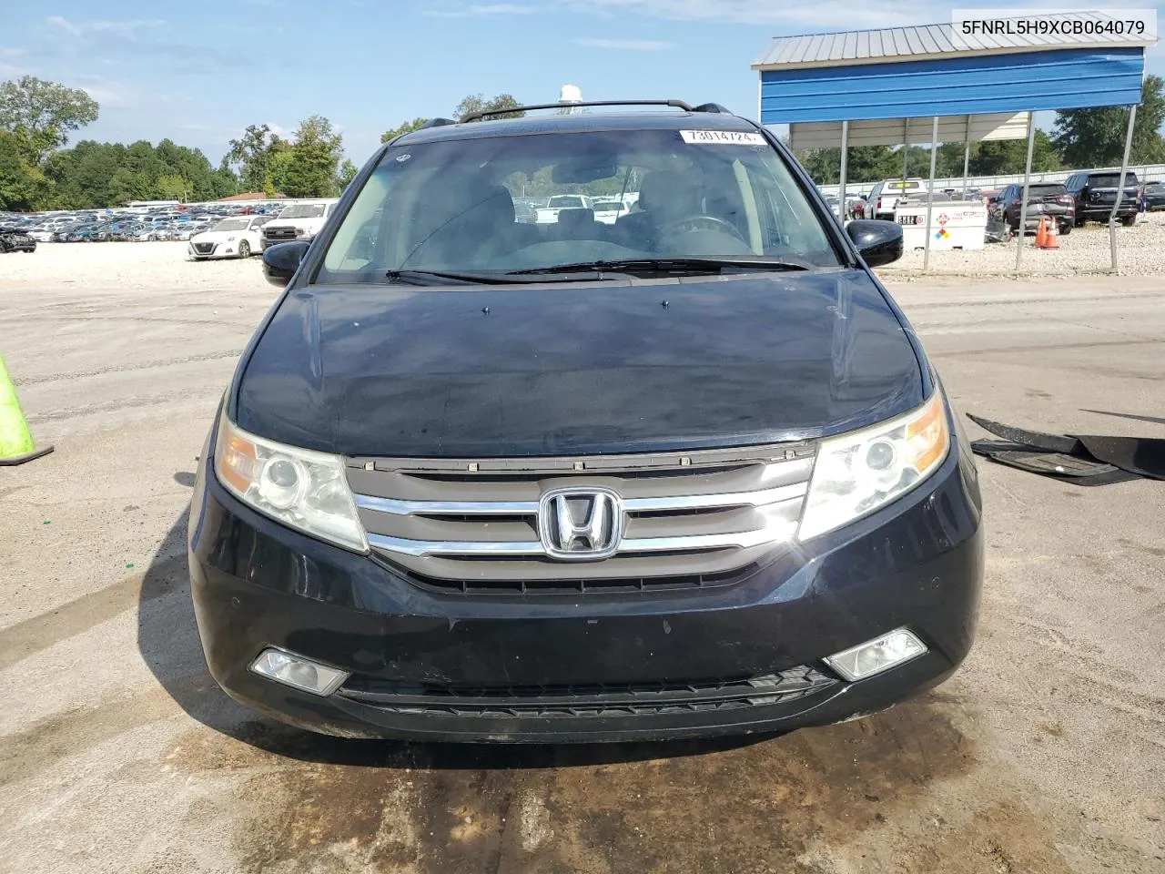 5FNRL5H9XCB064079 2012 Honda Odyssey Touring