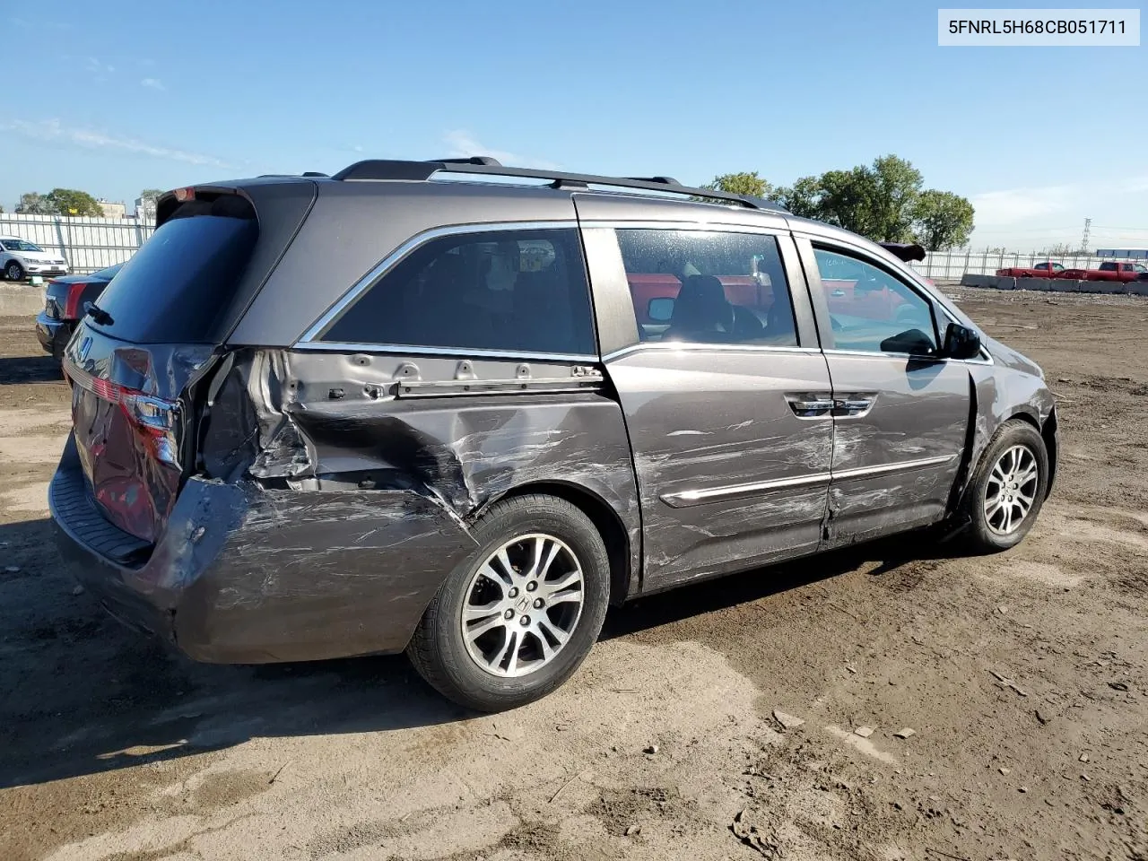 5FNRL5H68CB051711 2012 Honda Odyssey Exl