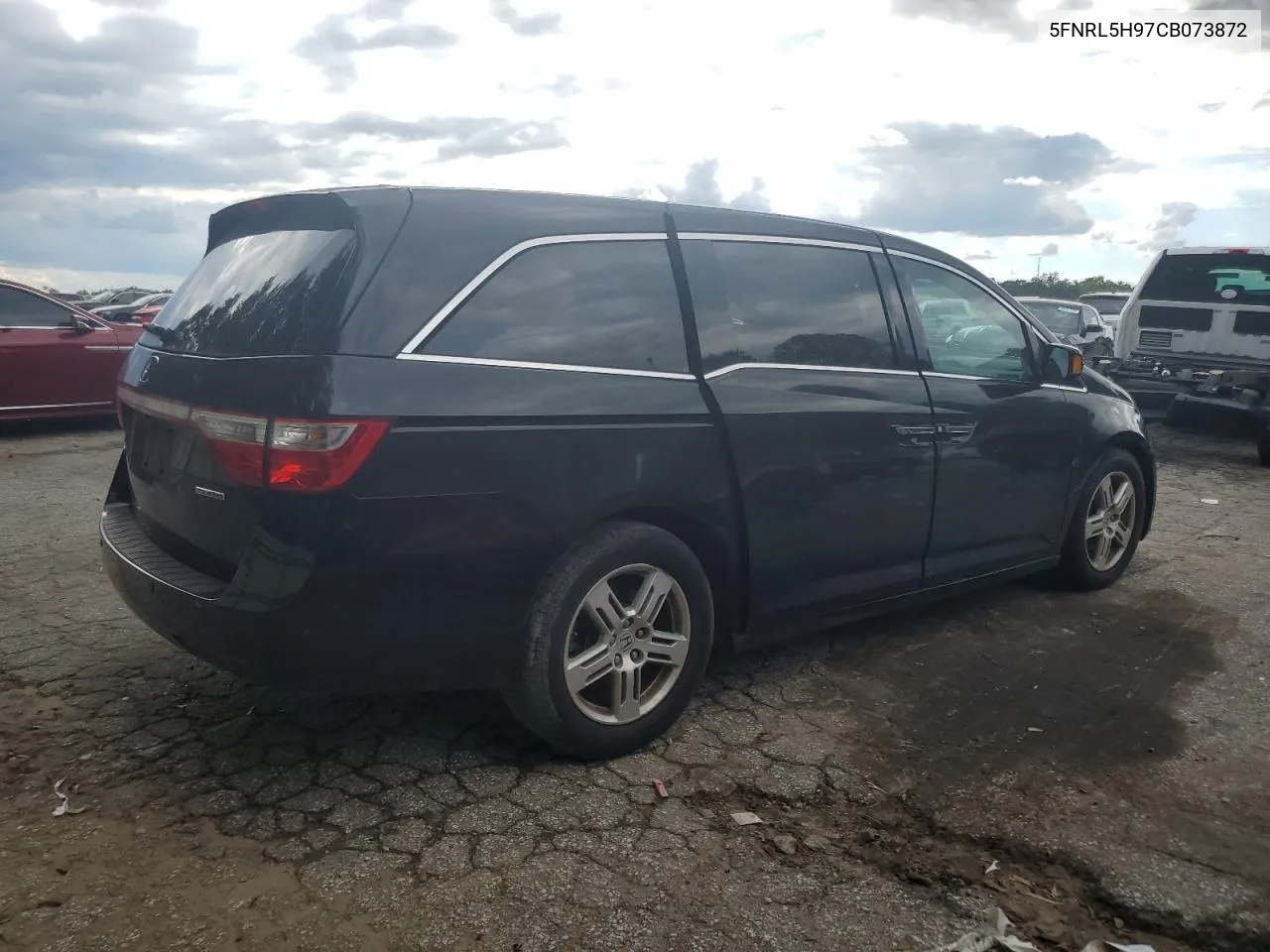 2012 Honda Odyssey Touring VIN: 5FNRL5H97CB073872 Lot: 73153354