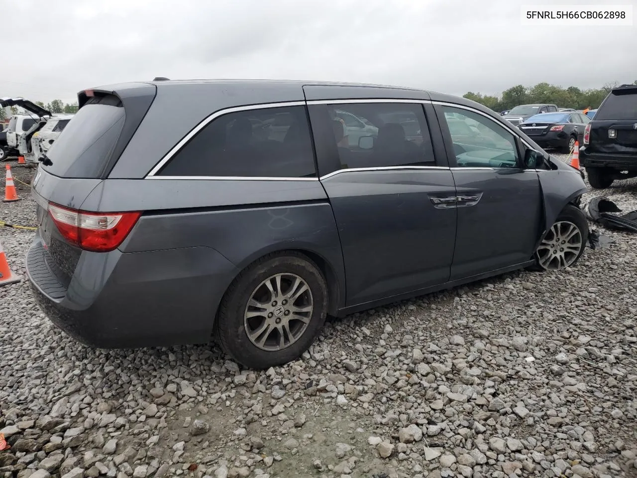 2012 Honda Odyssey Exl VIN: 5FNRL5H66CB062898 Lot: 73188814