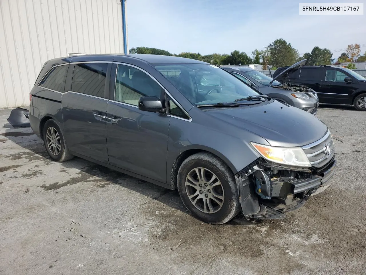 2012 Honda Odyssey Ex VIN: 5FNRL5H49CB107167 Lot: 73500894