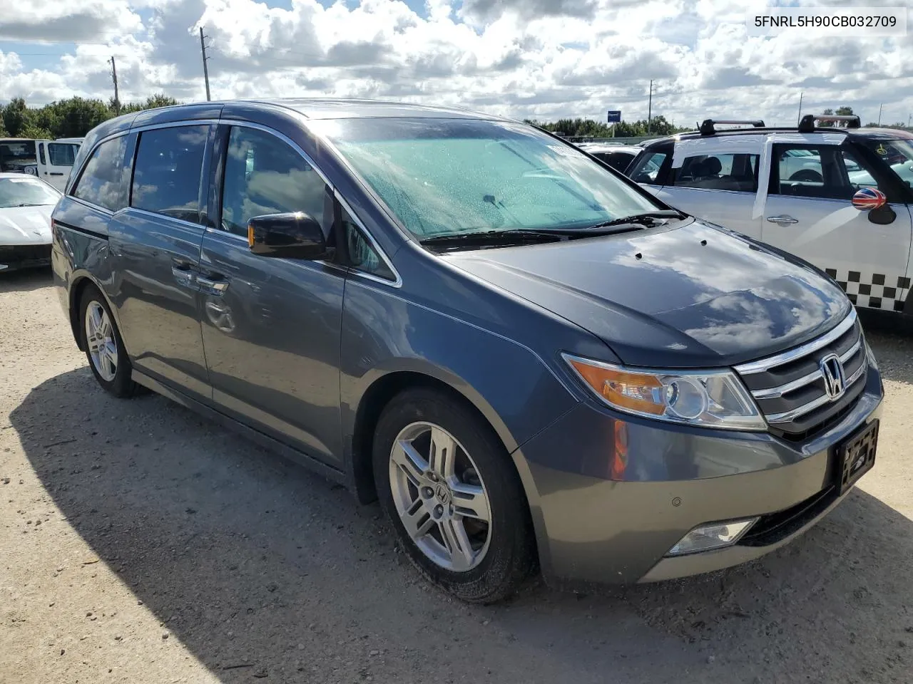 2012 Honda Odyssey Touring VIN: 5FNRL5H90CB032709 Lot: 74102384