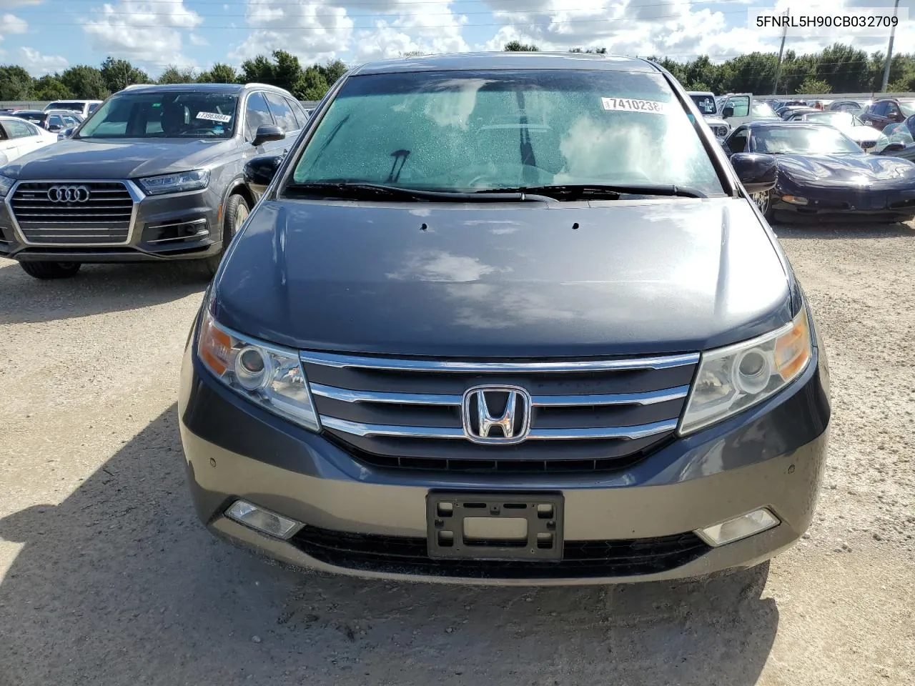 2012 Honda Odyssey Touring VIN: 5FNRL5H90CB032709 Lot: 74102384