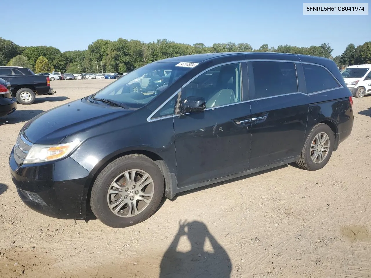 2012 Honda Odyssey Exl VIN: 5FNRL5H61CB041974 Lot: 74114804