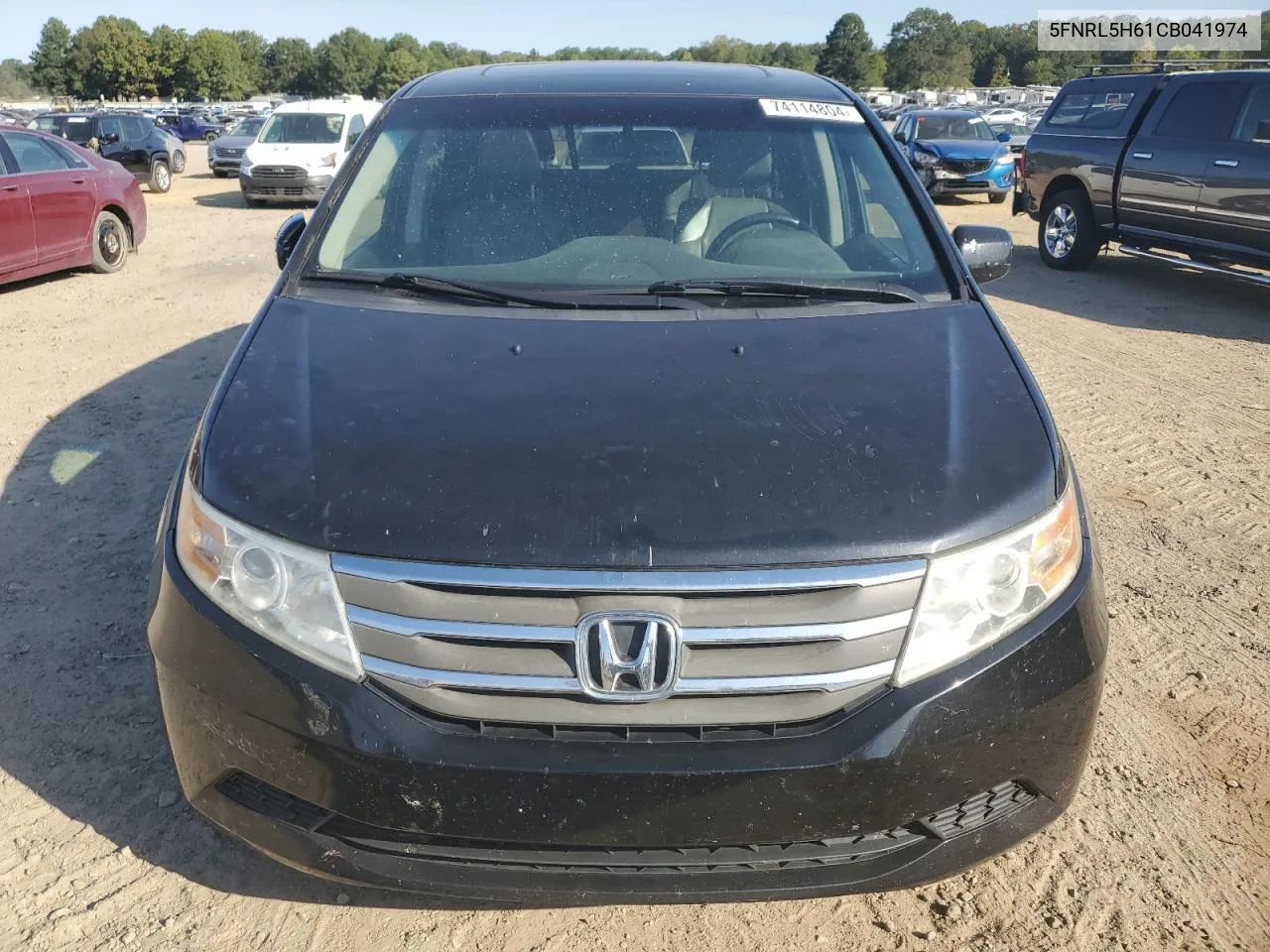 2012 Honda Odyssey Exl VIN: 5FNRL5H61CB041974 Lot: 74114804