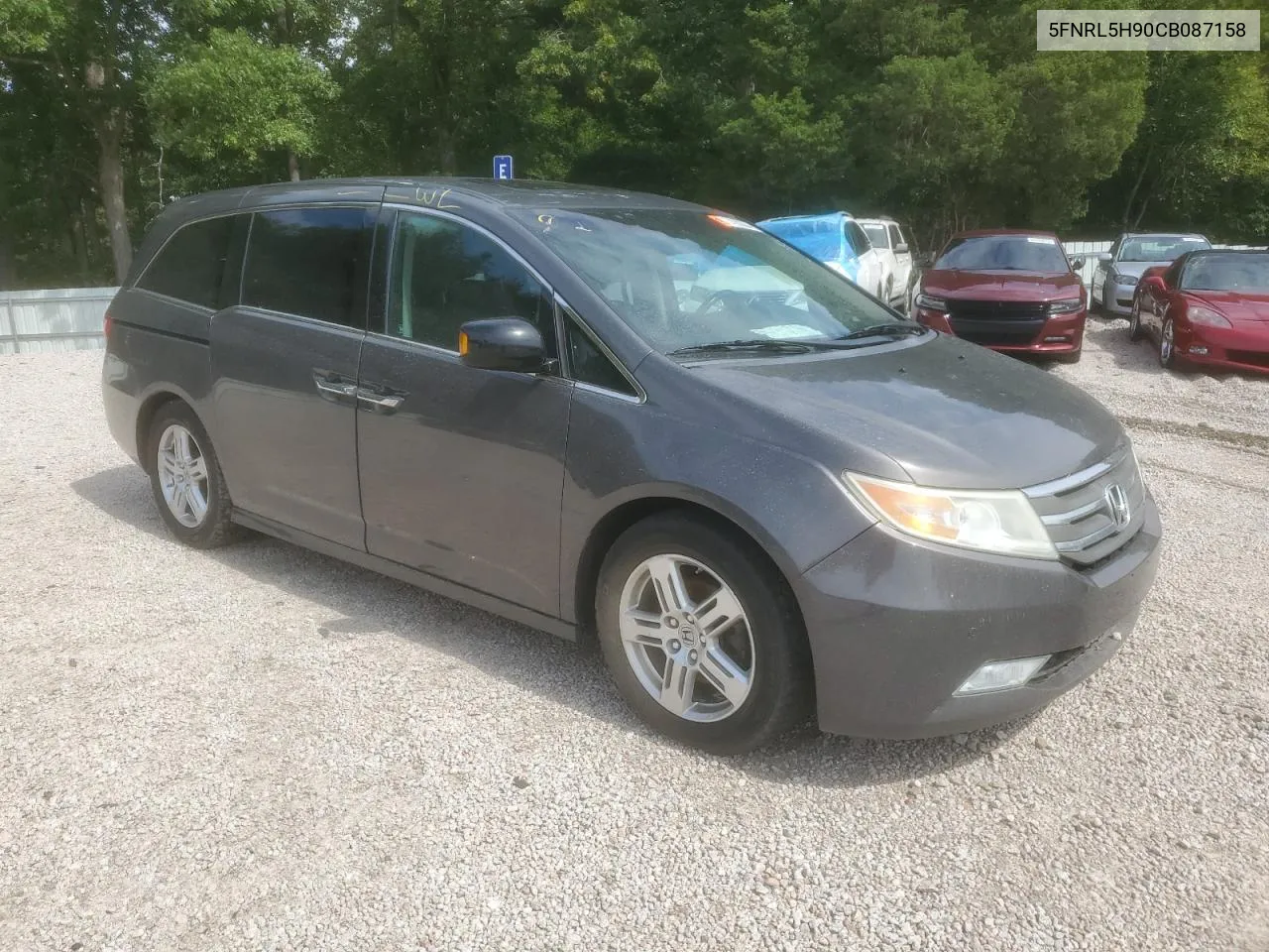 2012 Honda Odyssey Touring VIN: 5FNRL5H90CB087158 Lot: 74300084