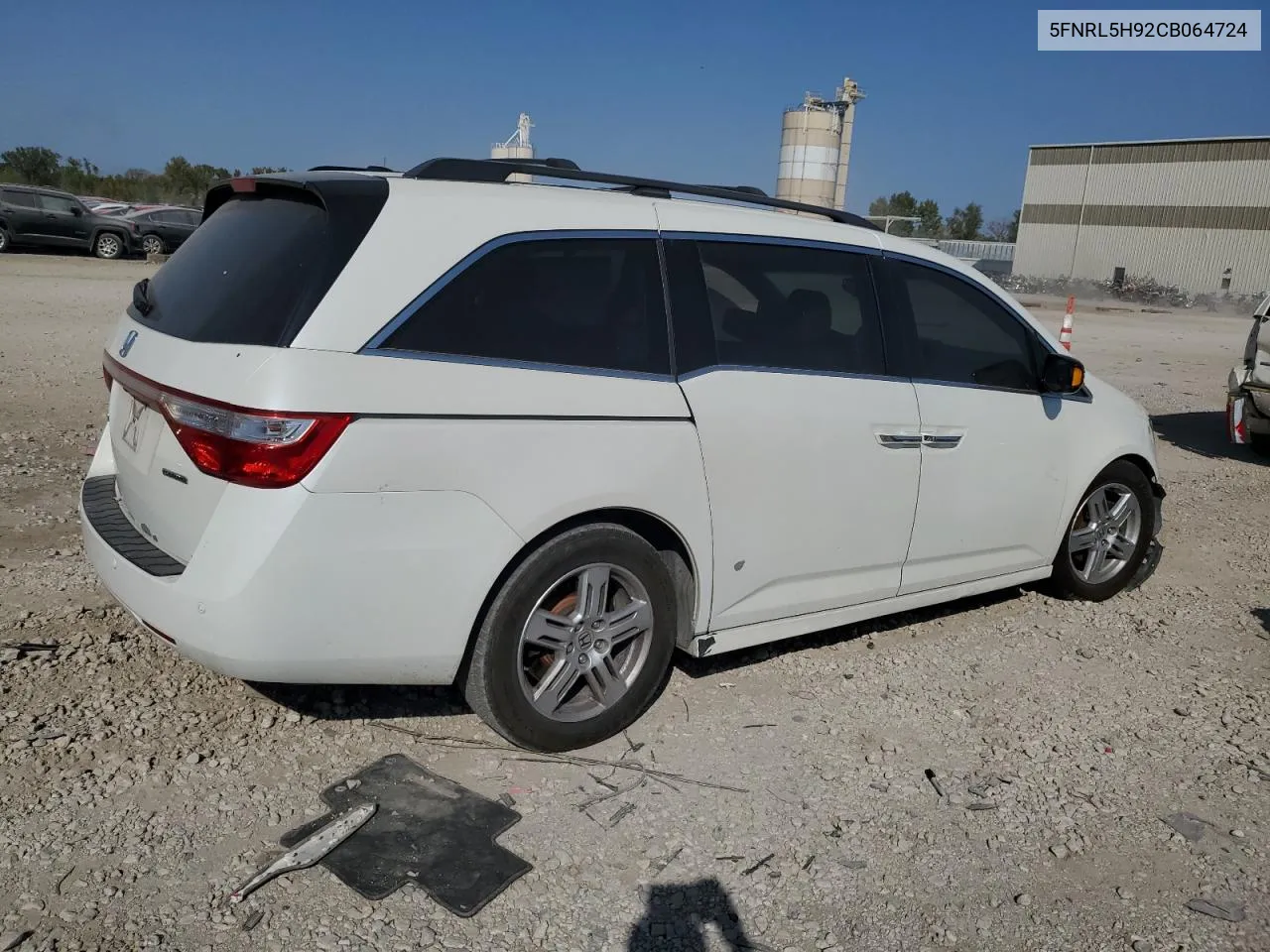 2012 Honda Odyssey Touring VIN: 5FNRL5H92CB064724 Lot: 74910124