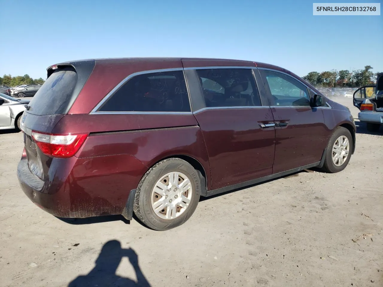 2012 Honda Odyssey Lx VIN: 5FNRL5H28CB132768 Lot: 75083284