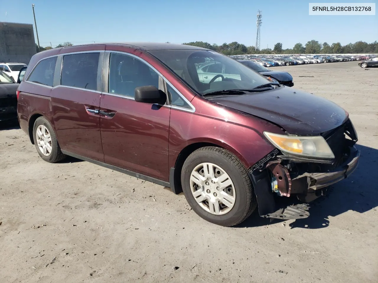 5FNRL5H28CB132768 2012 Honda Odyssey Lx