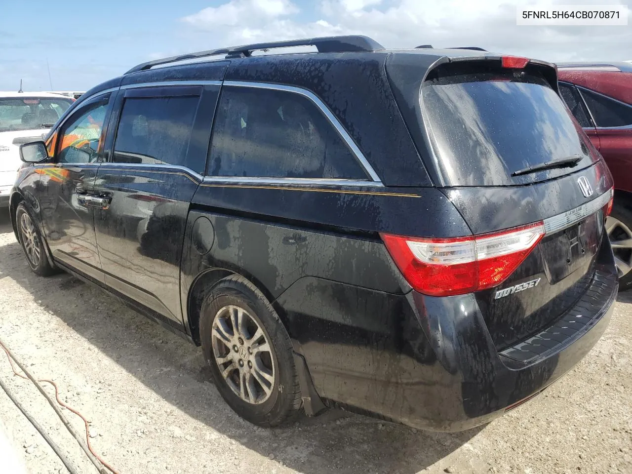 2012 Honda Odyssey Exl VIN: 5FNRL5H64CB070871 Lot: 75096814