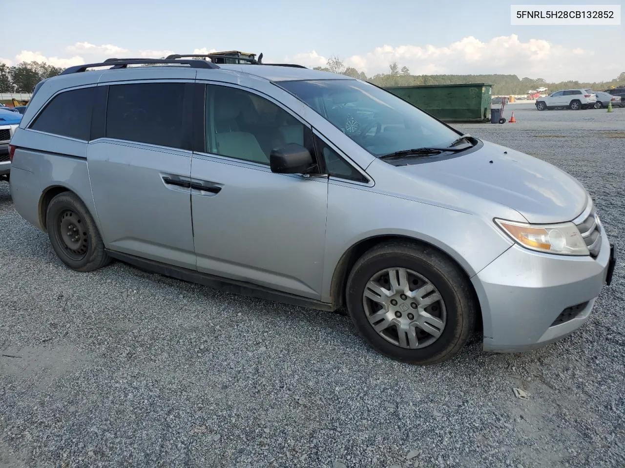 2012 Honda Odyssey Lx VIN: 5FNRL5H28CB132852 Lot: 75102134