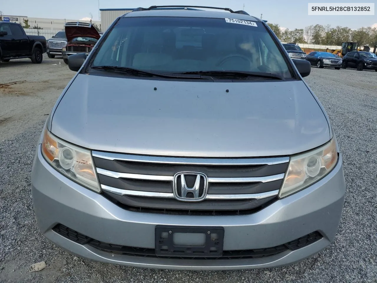 2012 Honda Odyssey Lx VIN: 5FNRL5H28CB132852 Lot: 75102134