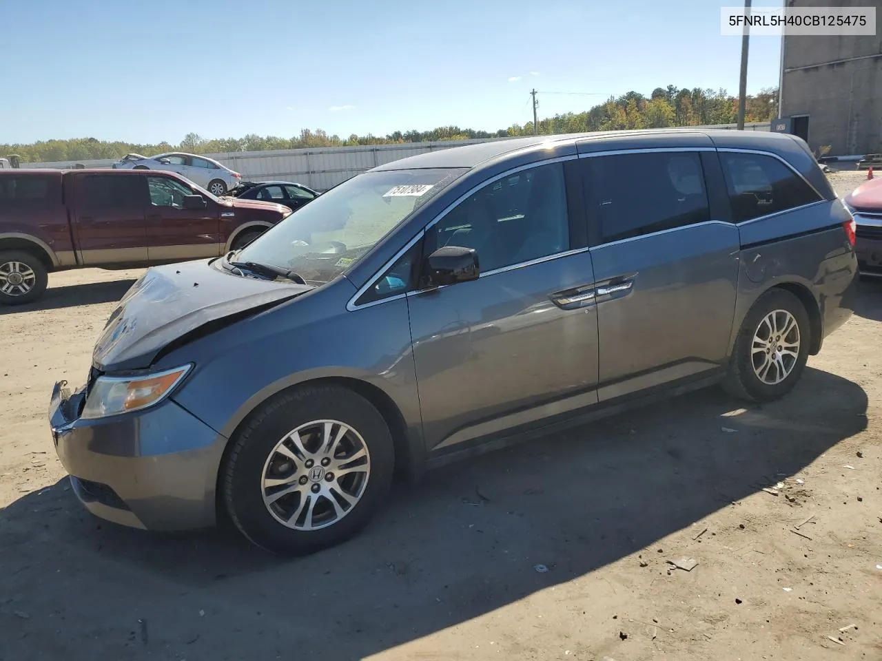 2012 Honda Odyssey Ex VIN: 5FNRL5H40CB125475 Lot: 75107984