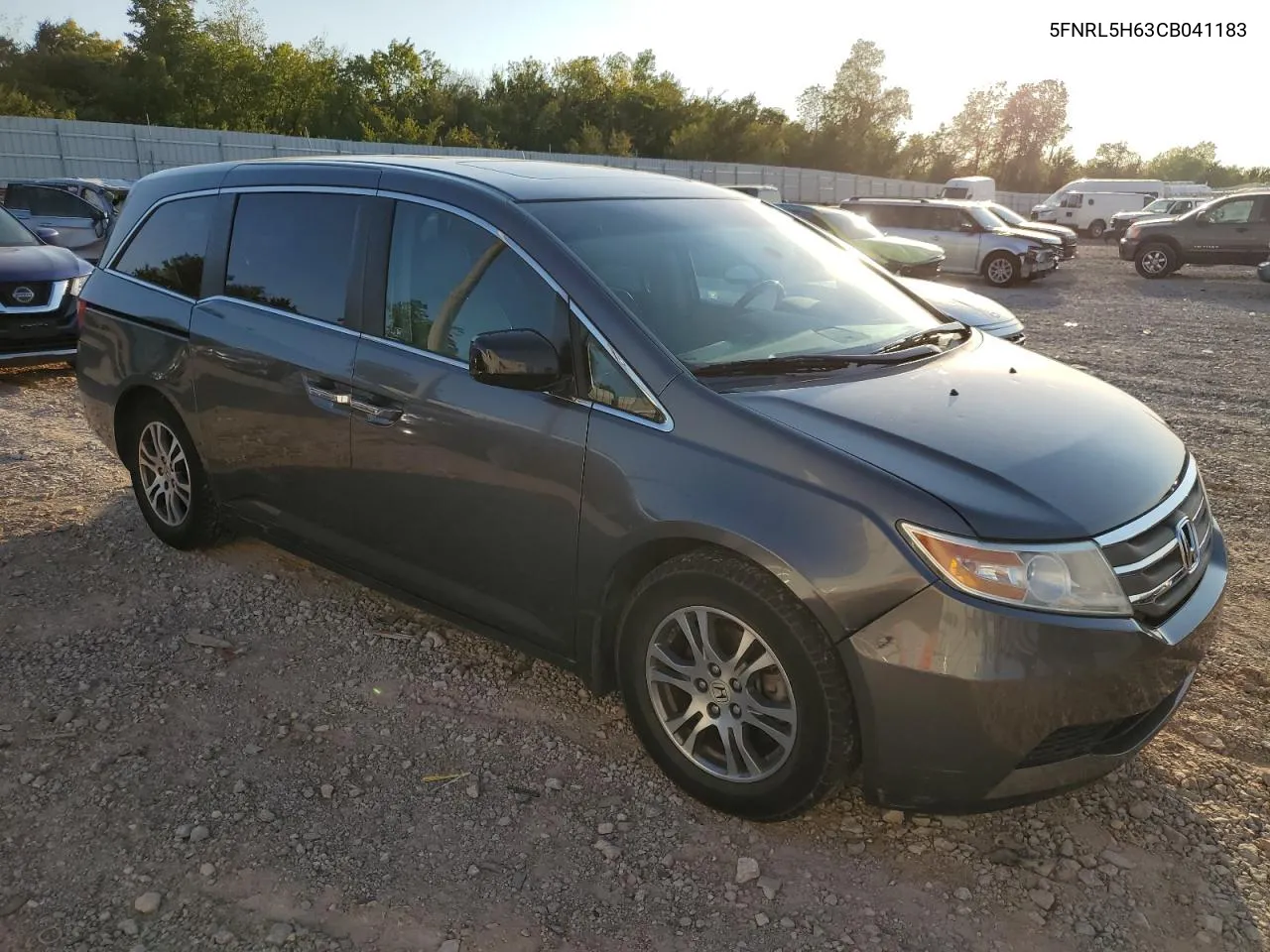 2012 Honda Odyssey Exl VIN: 5FNRL5H63CB041183 Lot: 75133014