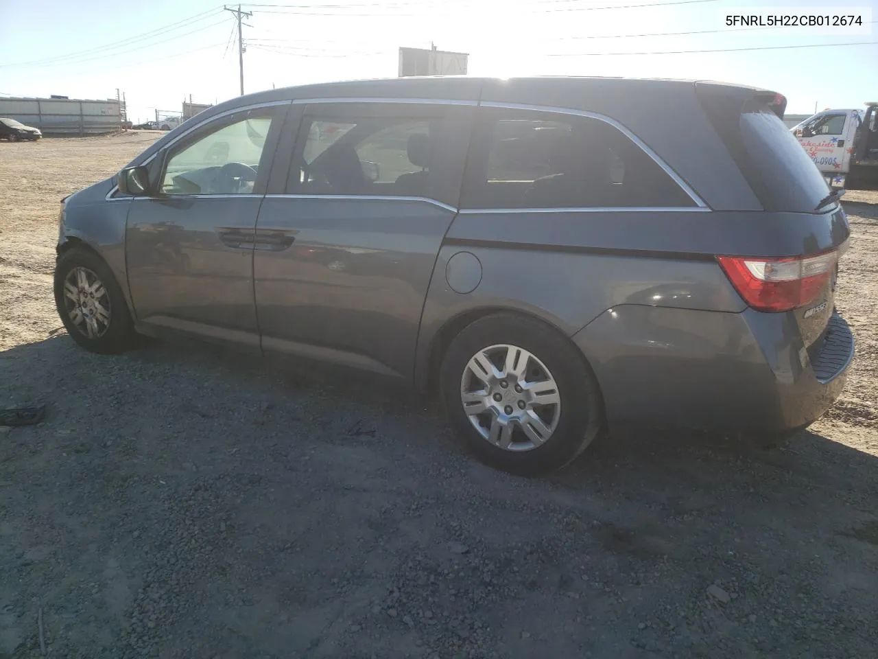 2012 Honda Odyssey Lx VIN: 5FNRL5H22CB012674 Lot: 75701604