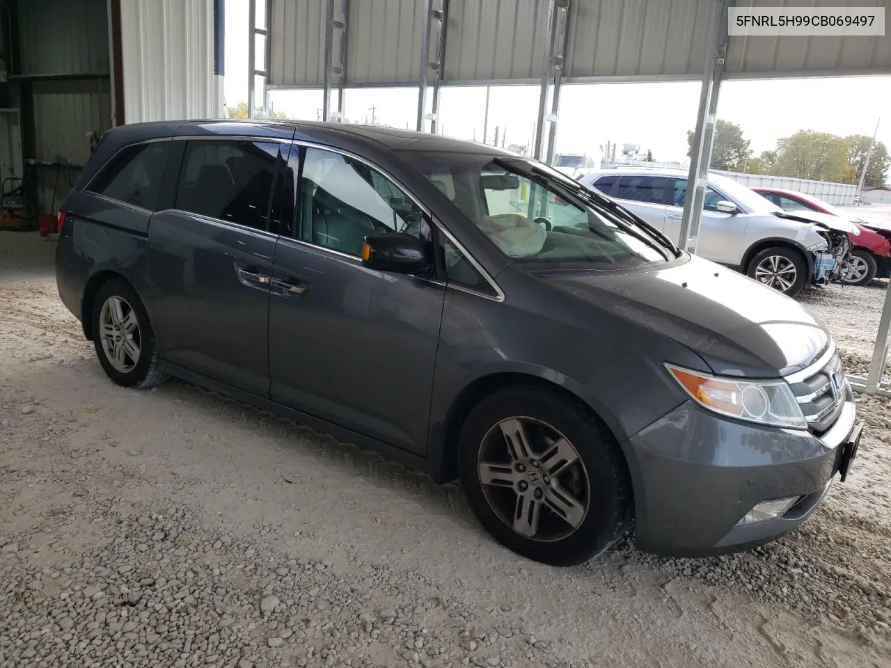 2012 Honda Odyssey Touring VIN: 5FNRL5H99CB069497 Lot: 76036364