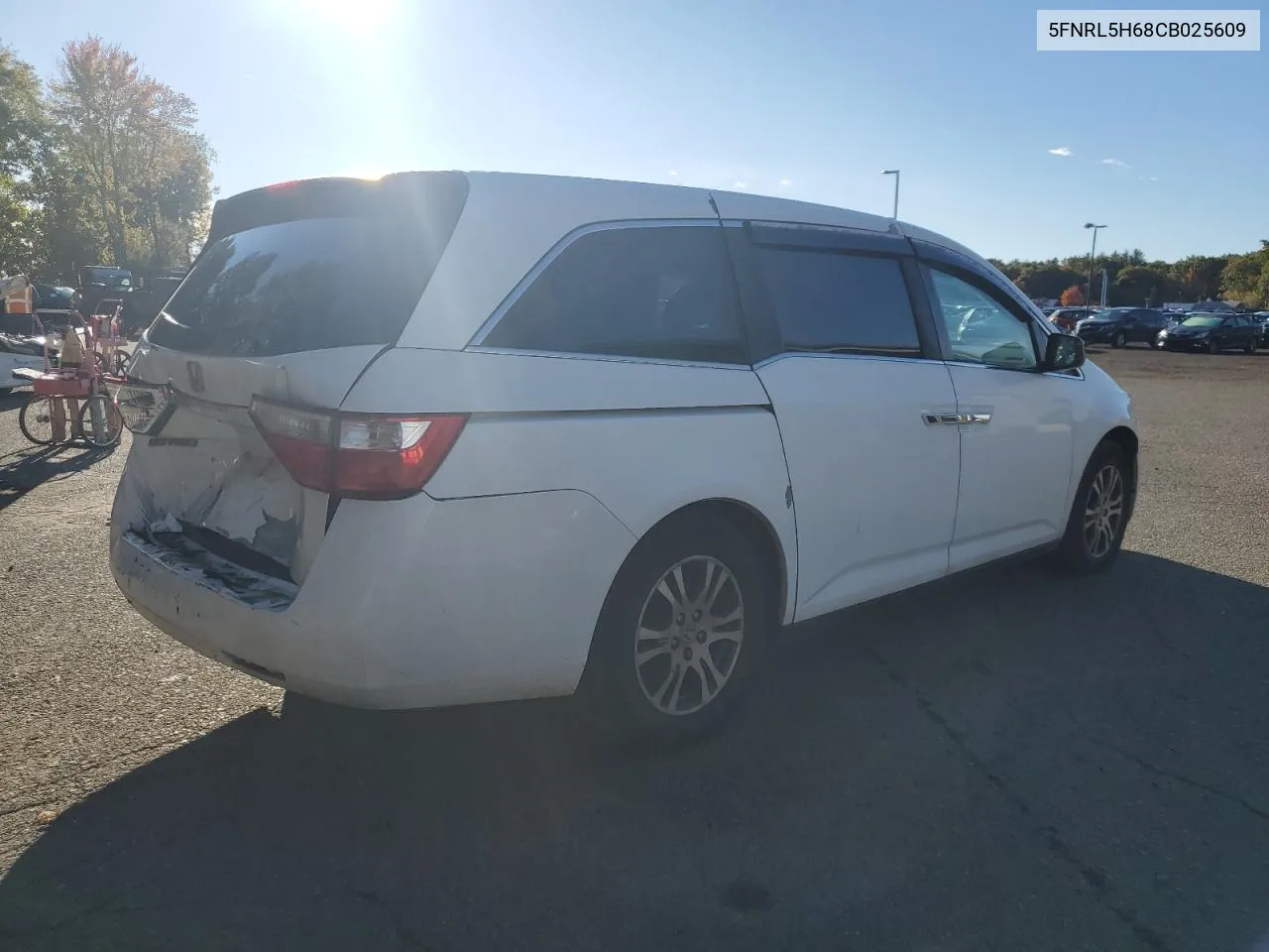 2012 Honda Odyssey Exl VIN: 5FNRL5H68CB025609 Lot: 76093834