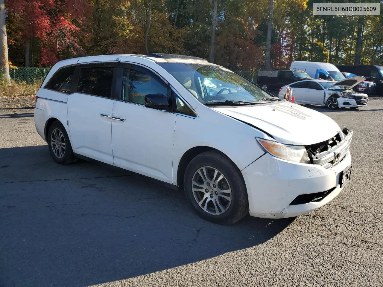 2012 Honda Odyssey Exl VIN: 5FNRL5H68CB025609 Lot: 76093834