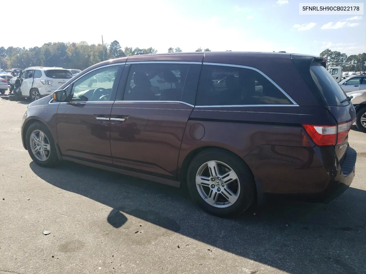 5FNRL5H90CB022178 2012 Honda Odyssey Touring