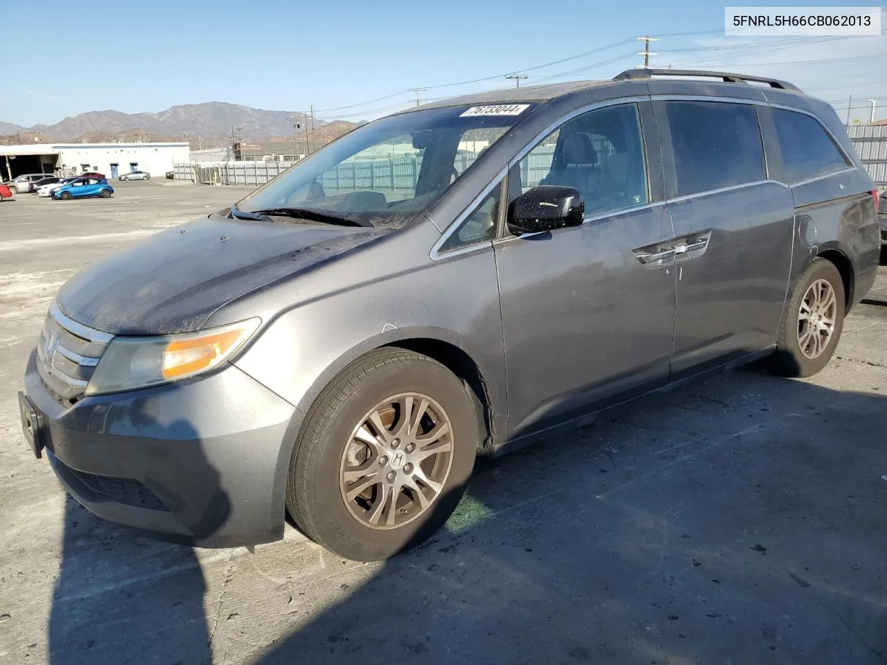 2012 Honda Odyssey Exl VIN: 5FNRL5H66CB062013 Lot: 76733044