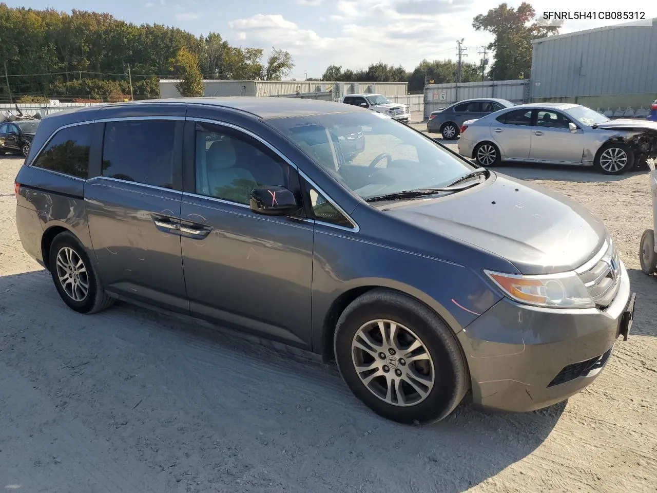 2012 Honda Odyssey Ex VIN: 5FNRL5H41CB085312 Lot: 76916024