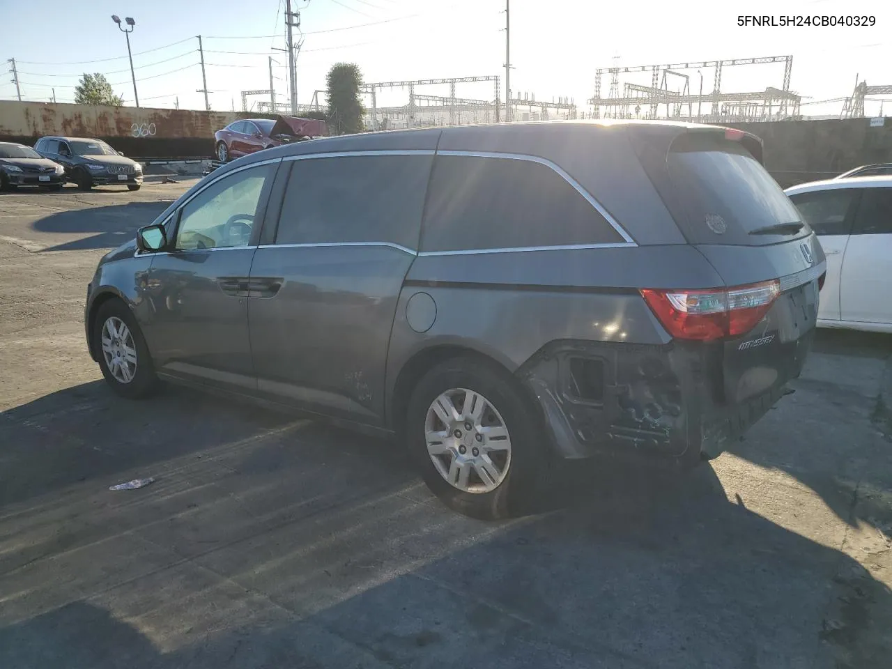 2012 Honda Odyssey Lx VIN: 5FNRL5H24CB040329 Lot: 76934214