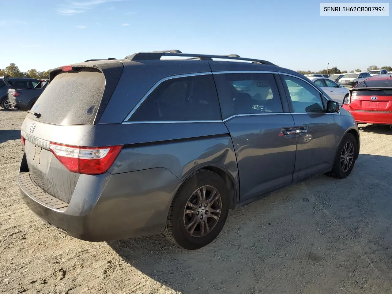 2012 Honda Odyssey Exl VIN: 5FNRL5H62CB007994 Lot: 77404684