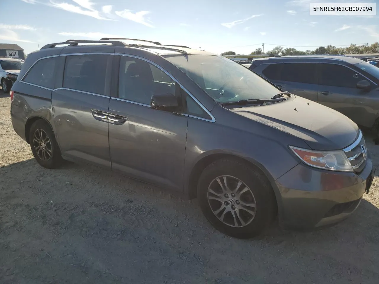 2012 Honda Odyssey Exl VIN: 5FNRL5H62CB007994 Lot: 77404684