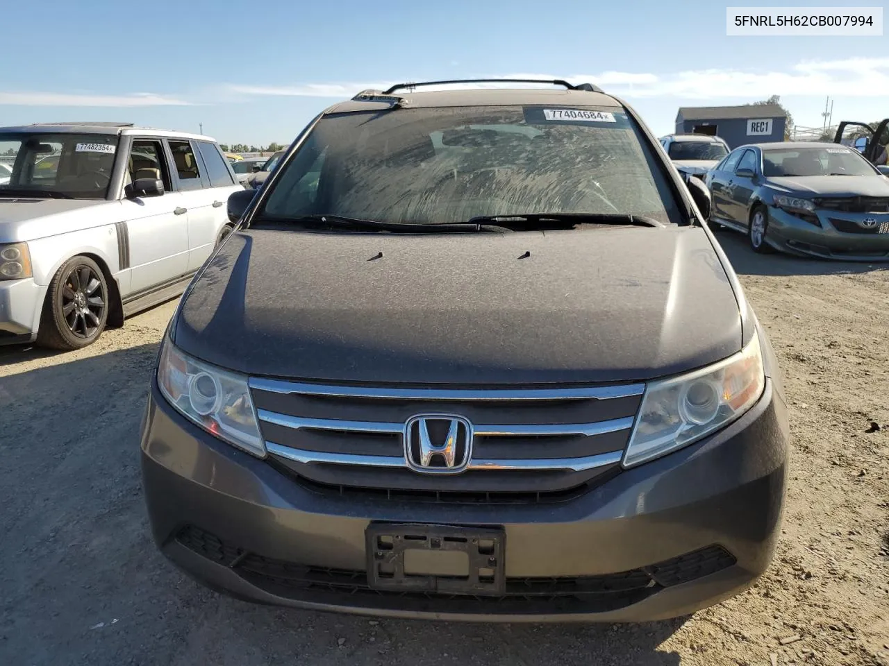 5FNRL5H62CB007994 2012 Honda Odyssey Exl