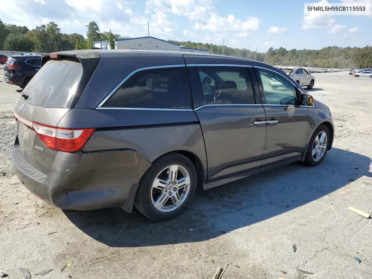 2012 Honda Odyssey Touring VIN: 5FNRL5H95CB115553 Lot: 77422234