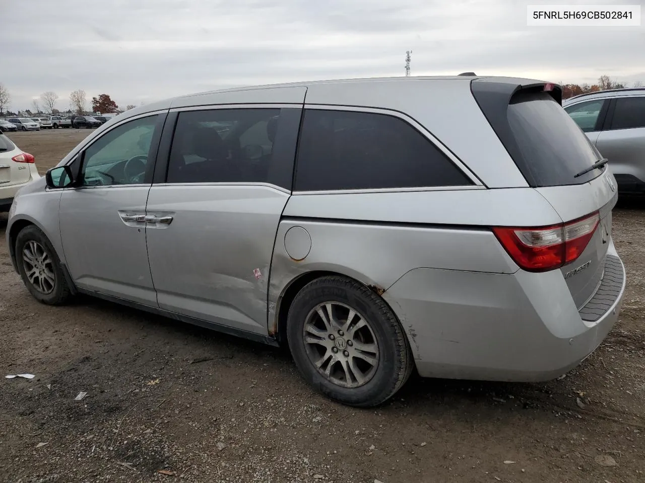 5FNRL5H69CB502841 2012 Honda Odyssey Exl