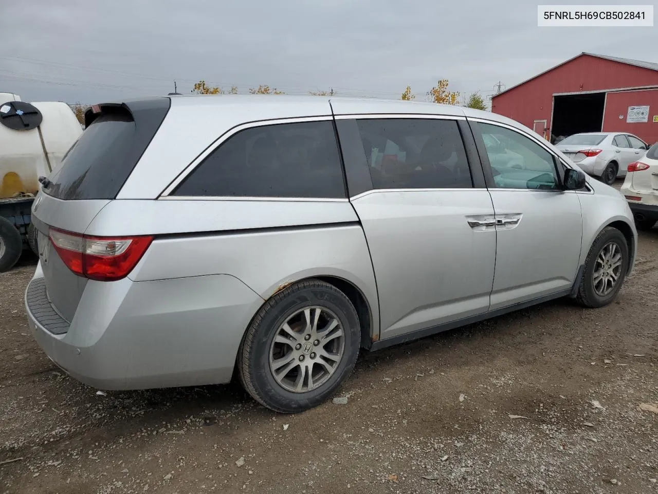 5FNRL5H69CB502841 2012 Honda Odyssey Exl