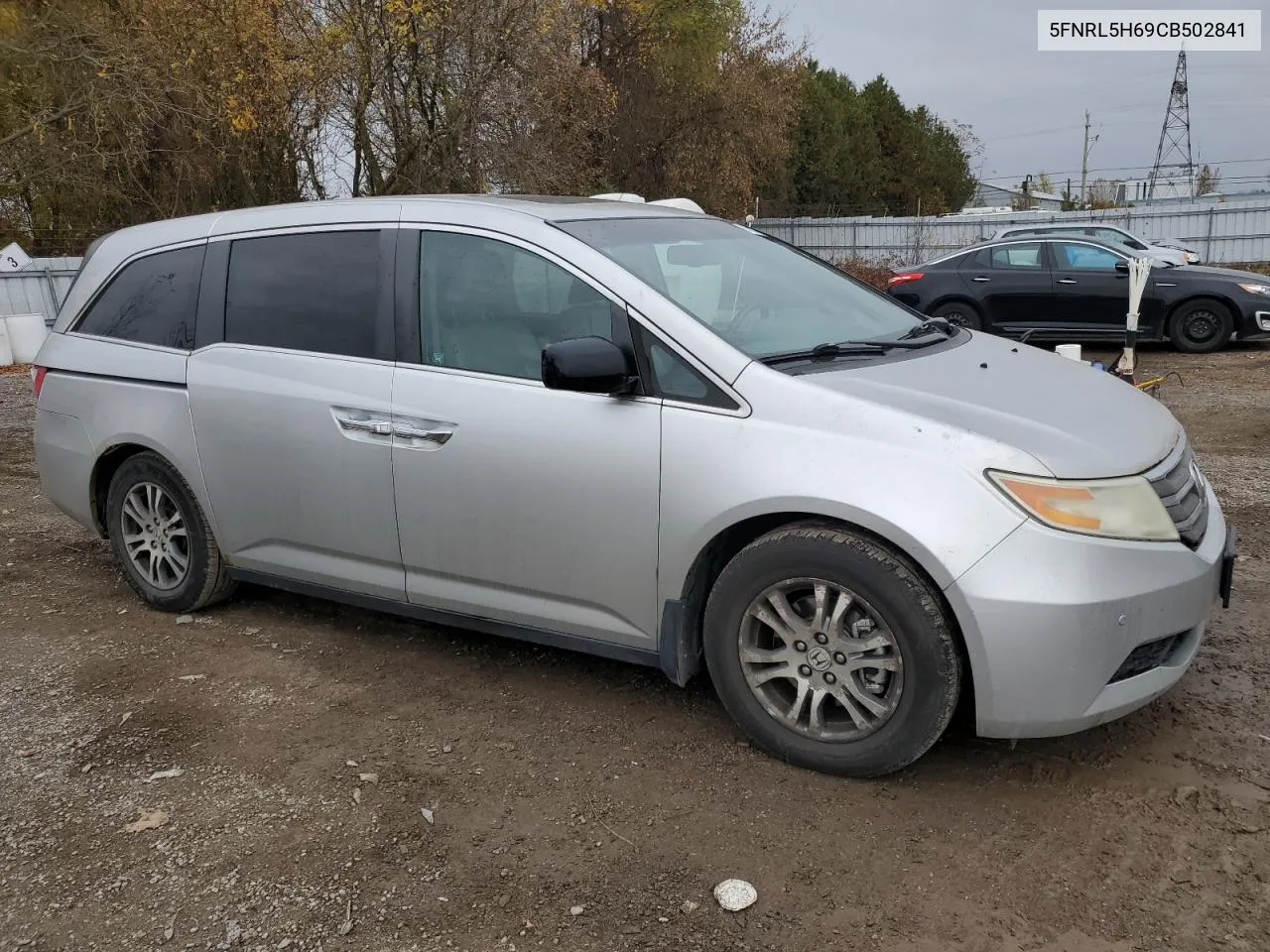 2012 Honda Odyssey Exl VIN: 5FNRL5H69CB502841 Lot: 77620294