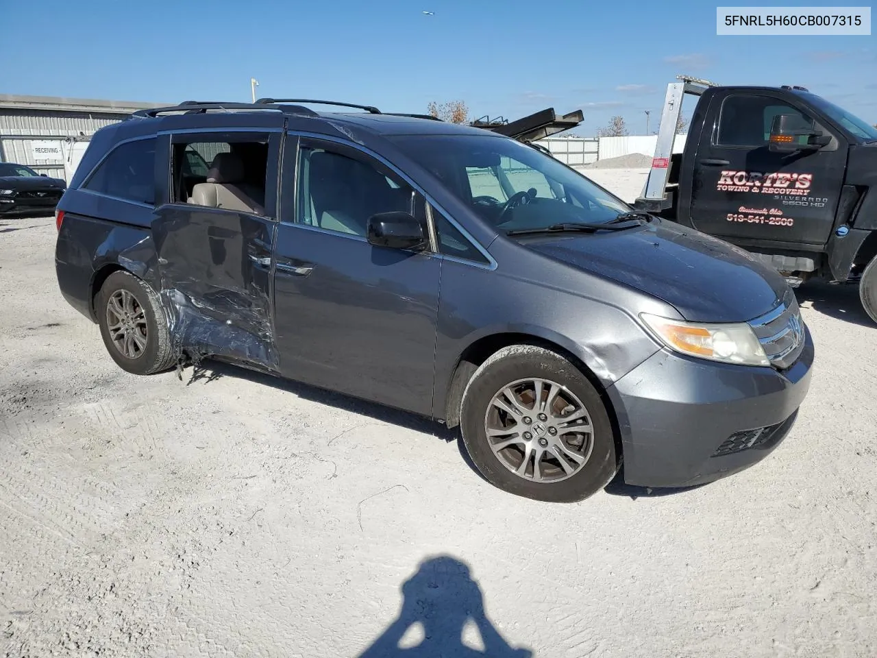 2012 Honda Odyssey Exl VIN: 5FNRL5H60CB007315 Lot: 77664374