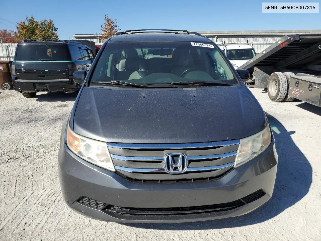 2012 Honda Odyssey Exl VIN: 5FNRL5H60CB007315 Lot: 77664374