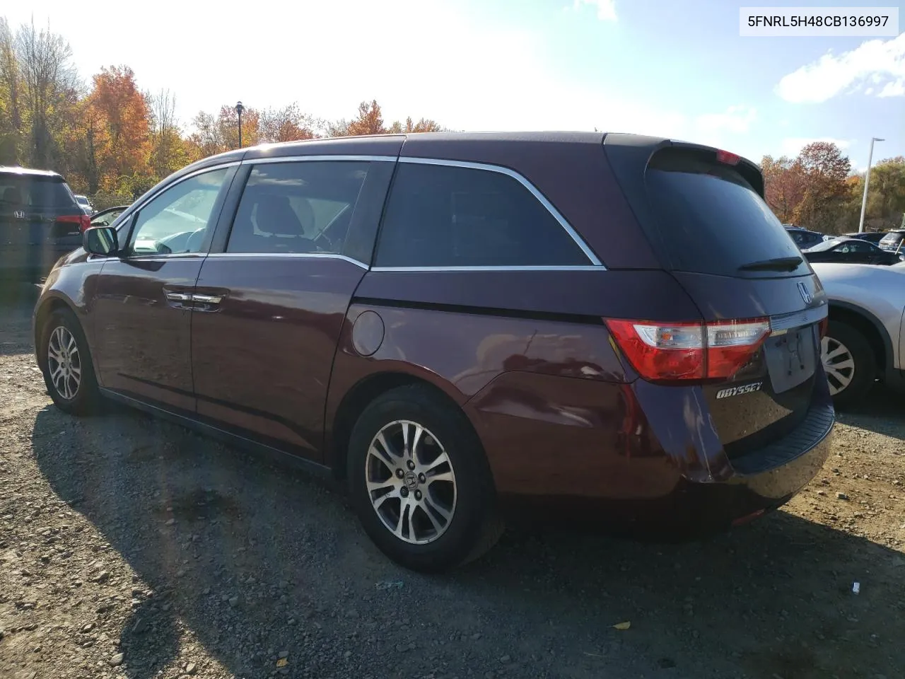 2012 Honda Odyssey Ex VIN: 5FNRL5H48CB136997 Lot: 77745524