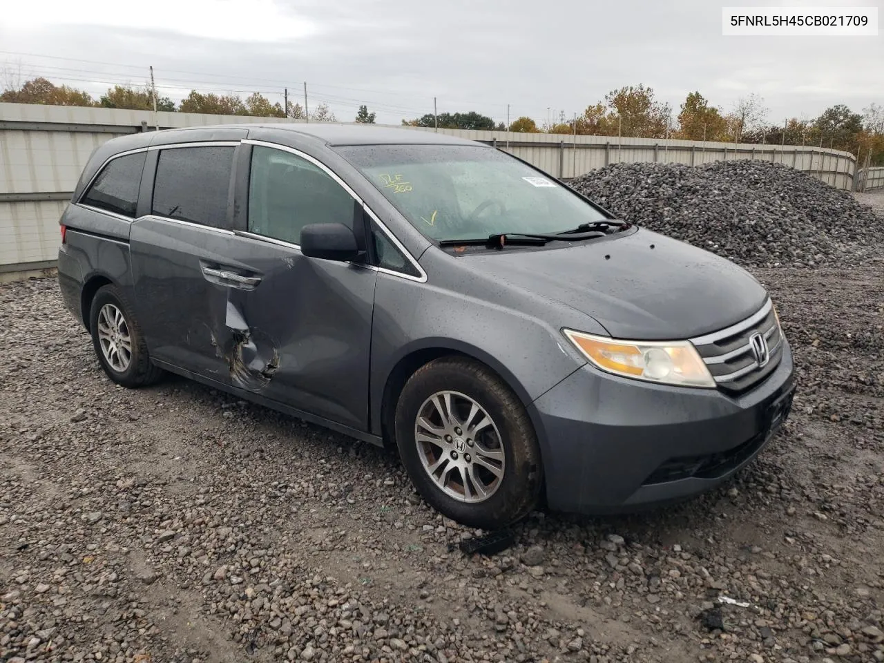 2012 Honda Odyssey Ex VIN: 5FNRL5H45CB021709 Lot: 78504304