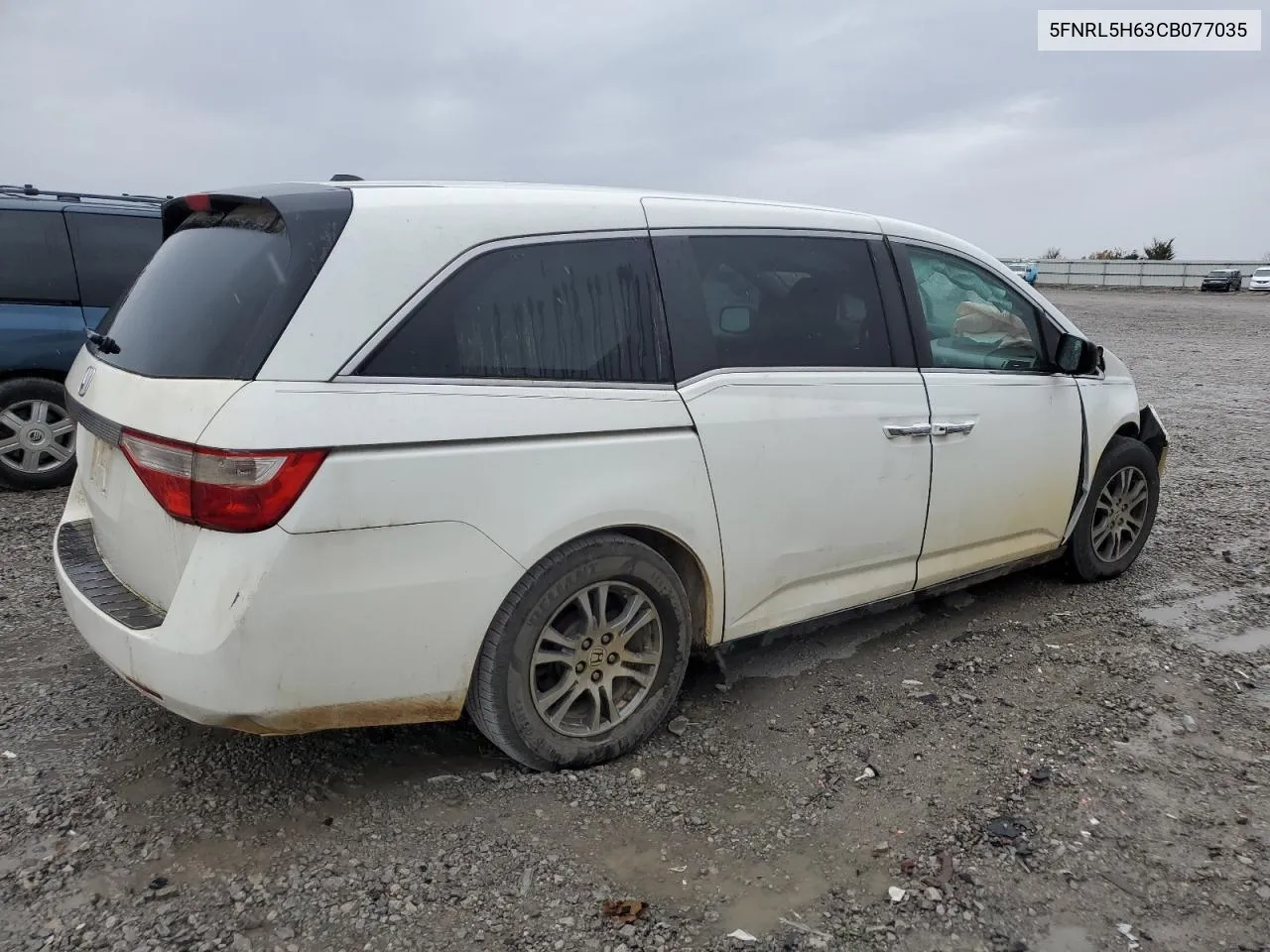 2012 Honda Odyssey Exl VIN: 5FNRL5H63CB077035 Lot: 78524124